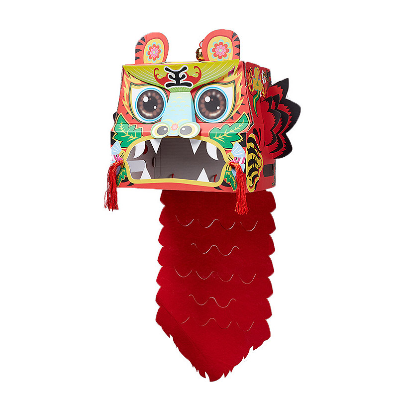 ☆オーダー受付中☆獅子舞セット☆女の子☆辰☆ダイカット☆クラフト