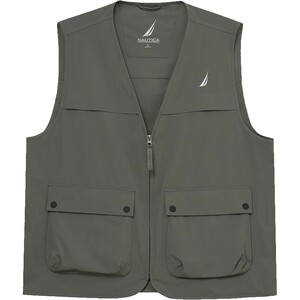 
NAUTICA/Nuodika men's clothing with four sides of elastic and cool feeling comfortable V-neck vest spring and autumn vest