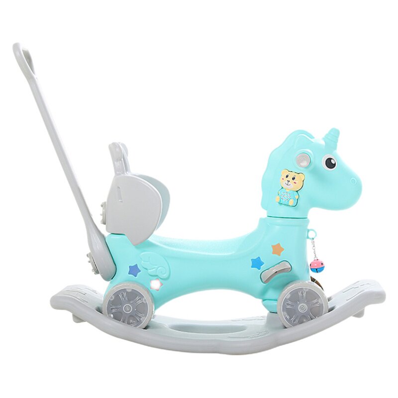 Dual-Purpose Children's Rocking Horse Toy Car