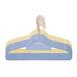 lissa flocking non-slip storage and organizing hangers
