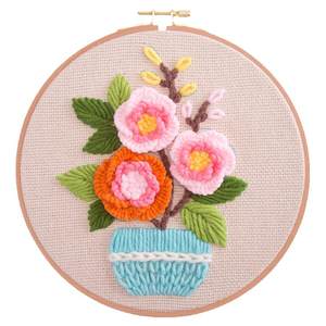 
Embroidery handmade self-embroidery material bag adult yarn DIY European three-dimensional knitting hand-held hydrangea fabric set