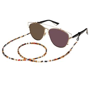 Accessories glasses chain non-slip tortoise shell beaded mask lanyard