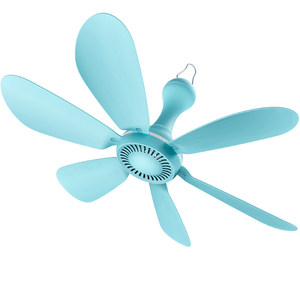 Emmeit small suspension bed mini breeze mosquito net dormitory sound quiet small electric fan home large wind hanging
