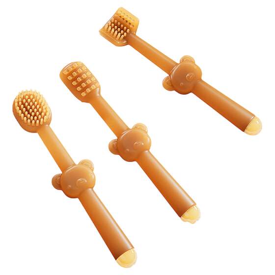 
Pet dog silicone small toothbrush cat toothbrush cat toothpaste set bad breath edible tooth cleaning supplies