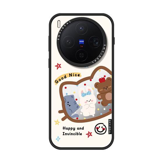 
SMYIDEAL is suitable for oppofindx9ultra mobile phone case vivox300pro magnetic new style 200promimi happy animal x300 will not hit the shell girly style findx8