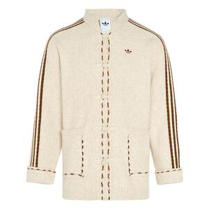 
Star's new Chinese style knitted cardigan jacket for men and women in autumn and winter adidas Adidas official clover