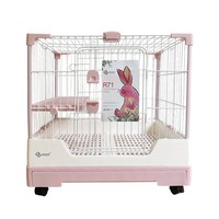 Dayang Rabbit Cage R71 | Panoramic Sunroof With Anti-Spray Urine Drawer | Automatic Excrement Cleaning Double-Layer Pet Nest