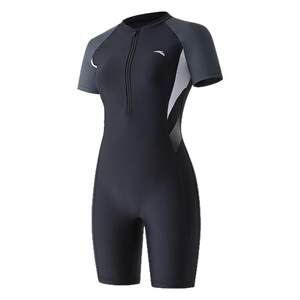 
ANTA swimsuit women's one-piece knee-length racing conservative flesh-covering sports swimming pool exclusive 2026 new swimsuit