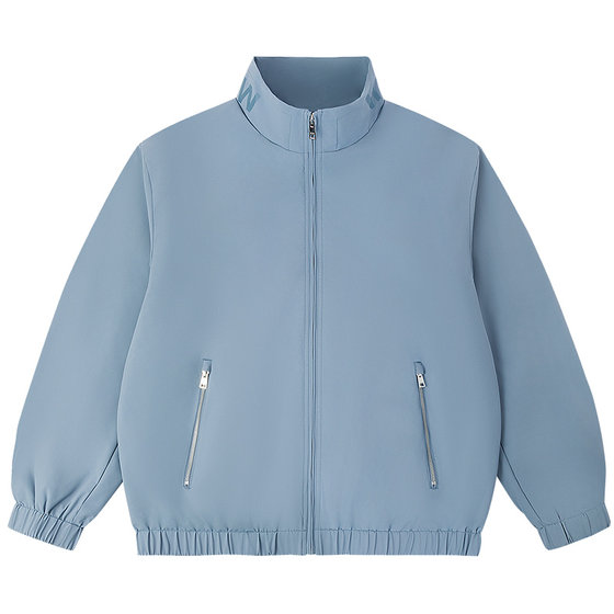 
[Same style in shopping malls] Metersbonwe men's spring new loose casual commuting chemical fiber stand-up collar jacket