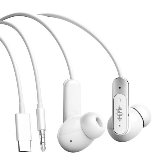 
Official heavy bass headphones wired type-c high quality noise reduction in-ear mobile phone computer listening to music games round mouth