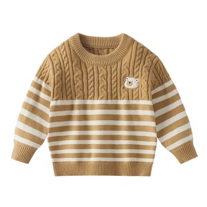 
[Anti-pilling and anti-static] Boys sweater autumn and winter children's warm children's sweater tops baby boy thick red