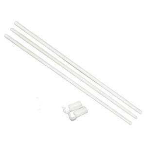 
Fan cross rod dormitory bed curtain household mosquito net accessories small ceiling fan rod mini electric fan hanging rod 1.5m1.8 meters