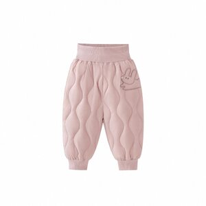 
Boys and girls down pants children's thick outer casual pants winter ski baby loose warm high-waisted trousers