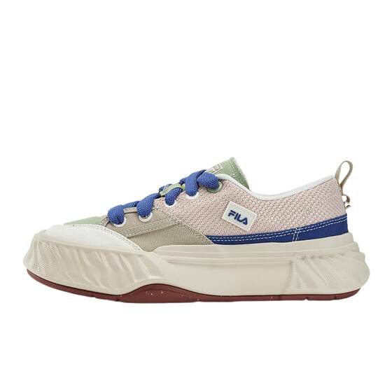 
FILA official FOSSO women's shoes retro canvas shoes autumn outdoor style bread silhouette heightened canvas shoes