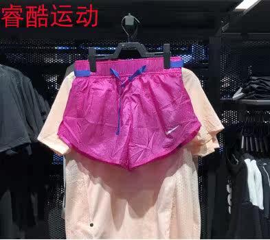 NIKE耐克短裤女22夏梭织运动裤跑步速干五分裤CJ2430-601 DM6740