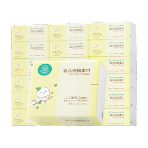 
Cotton era 100% cotton baby cotton soft wipes baby wet and dry wipes skin-friendly soft hand and mouth special non-wet wipes
