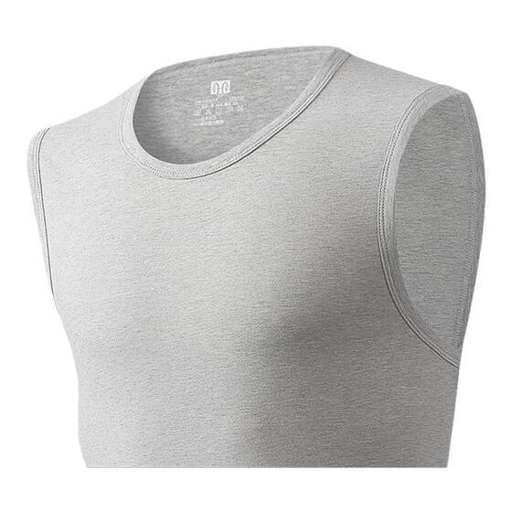 
Hengyuanxiang men's vest pure cotton inside, wear markless sports tight sleeveless antibacterial white spring and autumn base sweatshirt