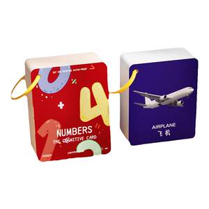 
Baby Cognitive Card Early Education Enlightenment Book Infant and Toddlers Look at Pictures Animal Flash Card Children's Educational Emotions Literacy Toys