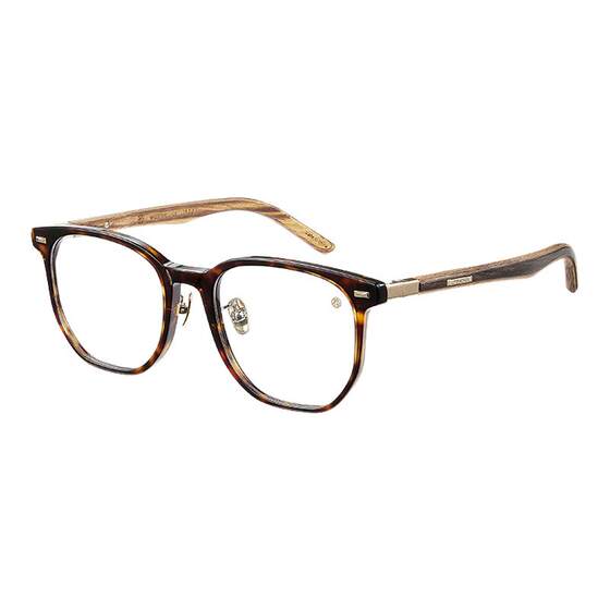
[26 New Products] Wooden Ninety Glasses Frame Fashionable Large Frame Plain Mirror High-end Wooden Leg Frame MJ12FN1067