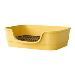 High-fenced dog toilet prevents splashing and is easy to clean and prevents stepping on poop