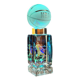 Birthday gift Curry figure James Irving Crystal Basketball Boys Generation Gift Glowing Ornaments Kobe Memorial