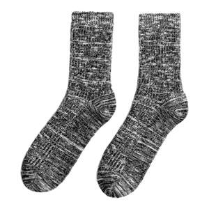 Madden worker in American retro snowflake knitted cotton socks casual sports, sweat, sweat, breathable, socks, men and women autumn
