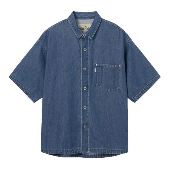 
Levi'sSilverTab men's American retro casual lapel short-sleeved workwear denim shirt jacket