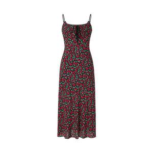 The same style in the mall, Mosak autumn high waist cherry printed suspender dress for women