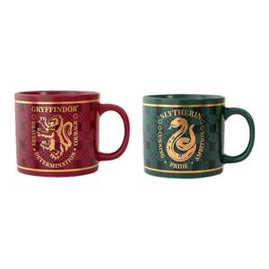 Harry Potter Warner Genuine Academy Mark Cup Ceramic Coffee Cup Cup Vintage Slytherin Water Cup
