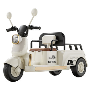 
Children's electric motorcycle tricycle can sit on adult, male and female baby cars, children's rechargeable battery remote control toy cars