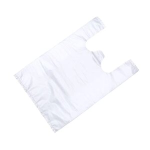 
Disposable vest plastic bag manufacturer wholesale pitted plastic bag commercial white take-out catering convenience