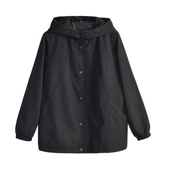 
Middle-aged and elderly mothers spring coat trench coat women's top
