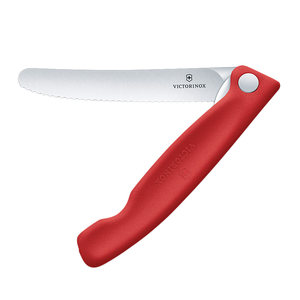 
Victorinox Swiss Army Knife Stainless Steel Sharp Serrated Folding Knife Office Use Imported Fruit Knife