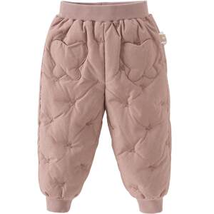 
[Antibacterial velvet] David Bella children's down pants 2026 winter new style girls waterproof leggings for baby girls