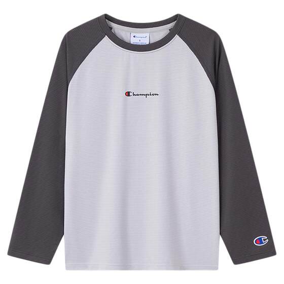 
Champion champion men's and women's new classic simple daily comfortable casual splicing long-sleeved T-shirt