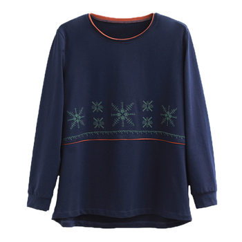 Undershirt Pure Cotton Fat Mom Fat Mom T-shirt