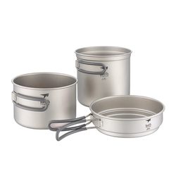 Keith Karts folding pot pure titanium lightweight and portable