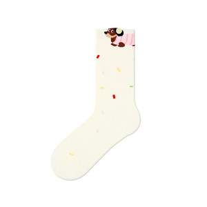 JKN Socks Women's Mid-Tube Socks Summer Gift Box Cute Cartoon Creative 2026 New Hot Style Fashion Boneless Sweat-Absorbent Cotton