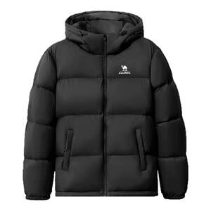 Stove camel down jacket for winter duck down men and women thickened warm short water-repellent sports jacket for bread jacket