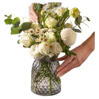 
Cloth bag vase glass light luxury