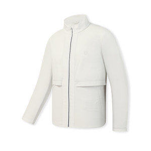
FILA official men's woven jacket 2026 summer new golf sports basic stand-up collar top