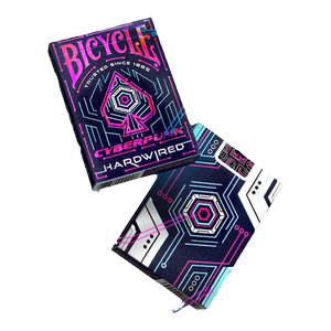 
bicycle bicycle poker card flower cut magic card cyberpunk series V2 cyber circuit