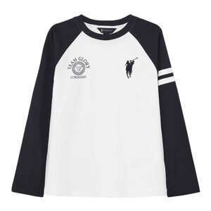 
POLOWALK children's clothing boys' long-sleeved T-shirt 2025 new boys' long-sleeved T-shirt versatile temperament T-shirt tops for men