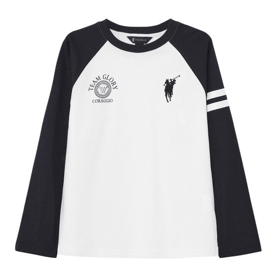 
POLOWALK children's clothing boys' long-sleeved T-shirt 2025 new boys' long-sleeved T-shirt versatile temperament T-shirt tops for men