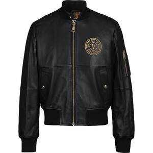 Versace/Versace men's jacket 2026 new spring leather jacket high-end lambskin leather jacket for men