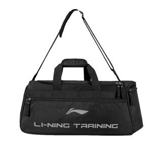 Li Ning Cross -Body Bags Shoulder Bags Fitness Bag Men's Travel Bag Large -capacity Badminton Basketball Barrel Barbing Sports Bag
