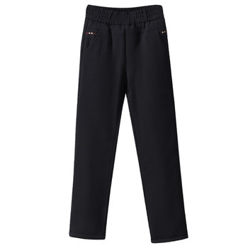 Middle -aged and elderly wearing cotton pants loose high waist high waist and warm knee protective