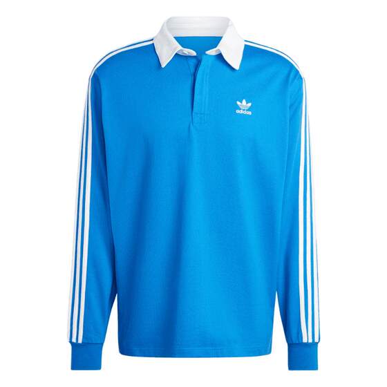 
adicolor retro three-stripe cotton long-sleeved POLO shirt for men in spring adidas Adidas clover