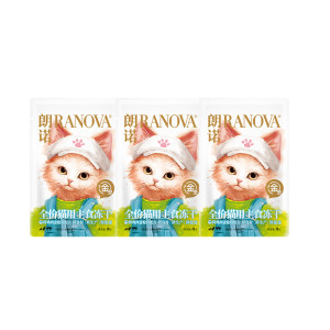 
[Tmall UXian] Lonnuo small goldfish staple food freeze-dried cat food fresh chicken tuna cat food staple food 10g*3 bags