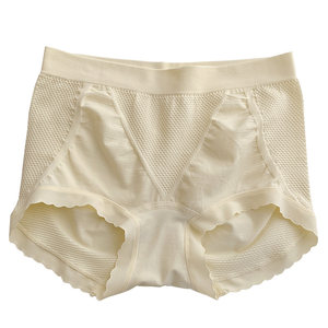 
Summer Women's New Small Flat-Arc Seamless Panties Thin Strip-Free Hips Shorts Mid-waist Honeycomb Briefs 2927